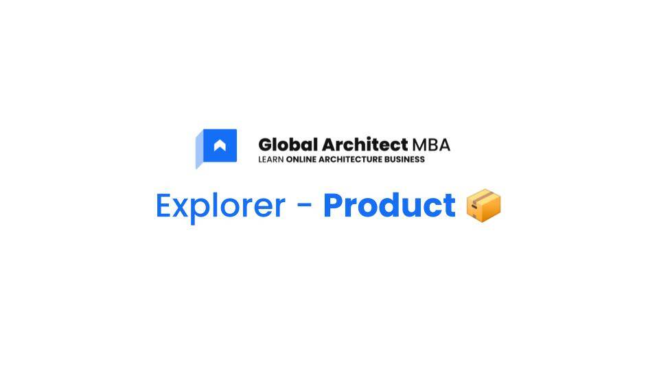 Global Architect MBA Explorer Product