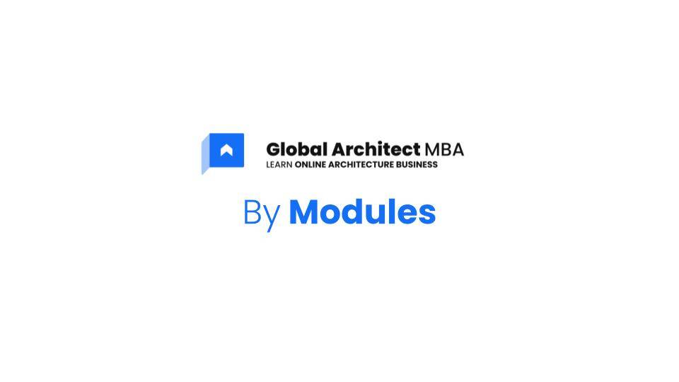 Global Architect MBA by Modules